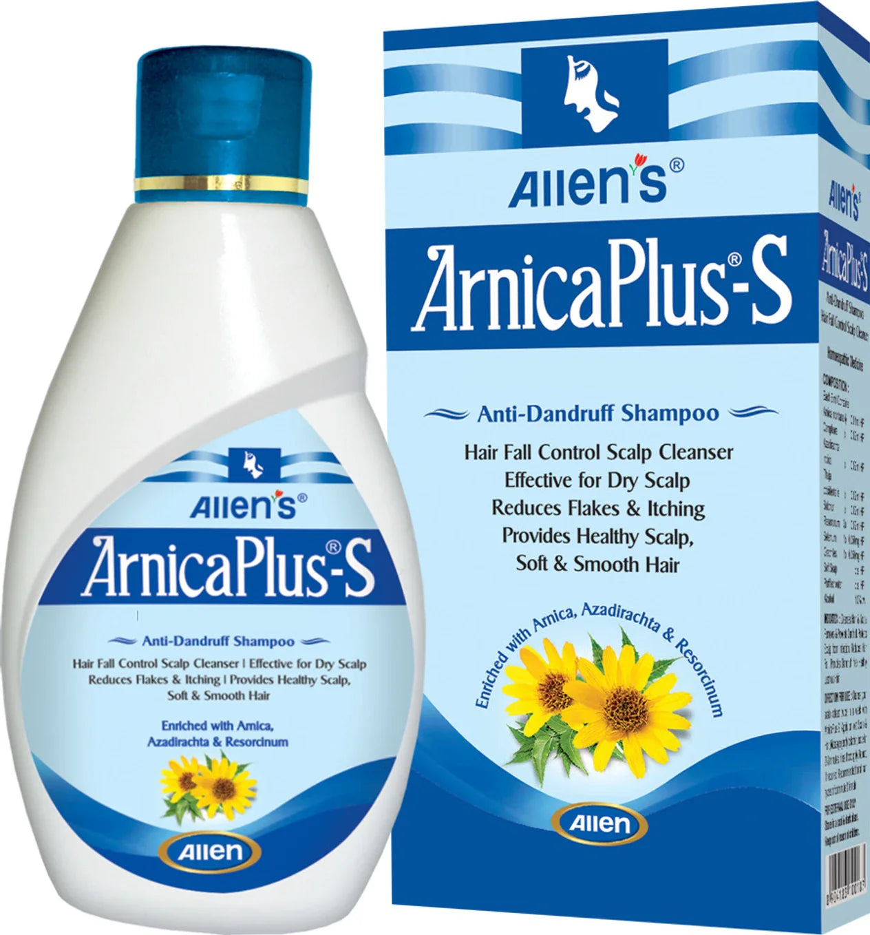 Allen's Homeopathy ArnicaPlus-S Anti Dandruff Hair & Scalp Cleanser - 100 ml
