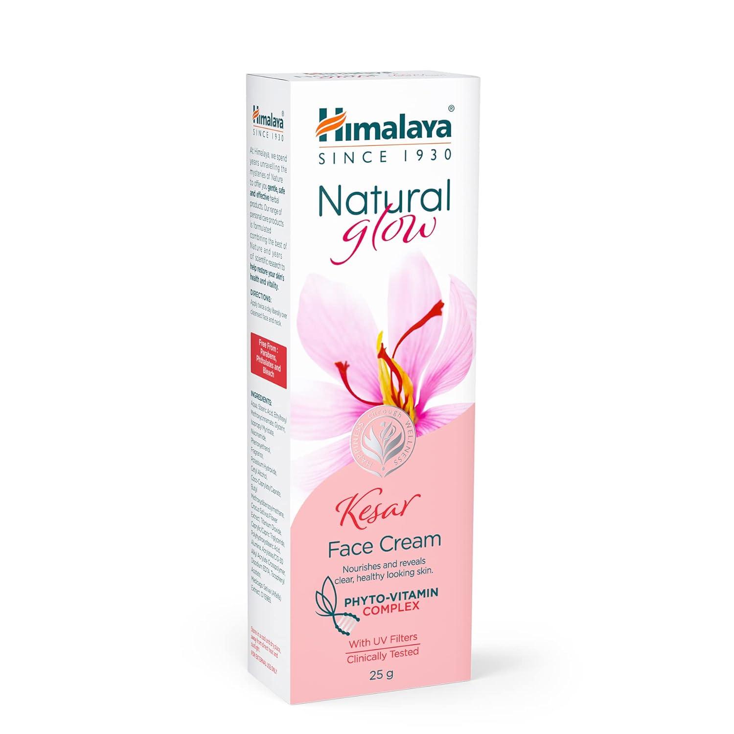 Himalaya Natural Glow Face Cream - Saffron - 50 gm