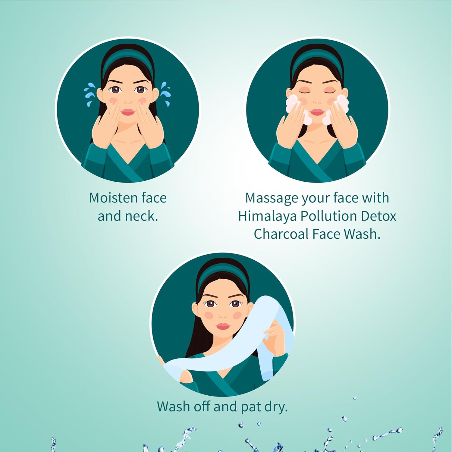 Himalaya Herbals Pollution Detox Charcoal Face Wash - 50 ml