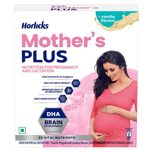 Mother's Horlicks - Health & Nutrition drink (Vanilla flavor powder)Pack of 200gm