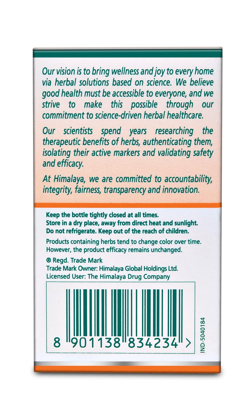 5 X Himalaya Karela Tabs – 300 Tabs (Pack of 60 Tabs) For improving the digestive process, weight management, blood sugar level