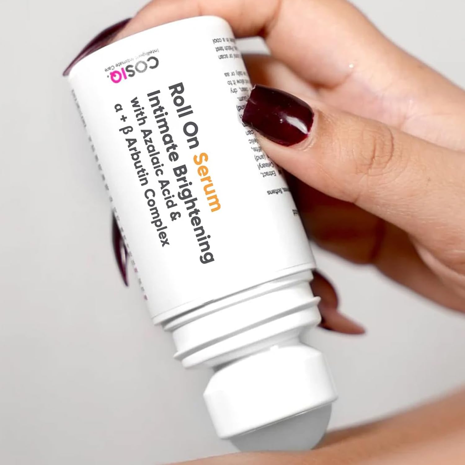 Cos-IQ Intimate Brightening Roll-On Serum, With Azelaic Acid & Alpha + Beta Arbutin Complex - 40 ml