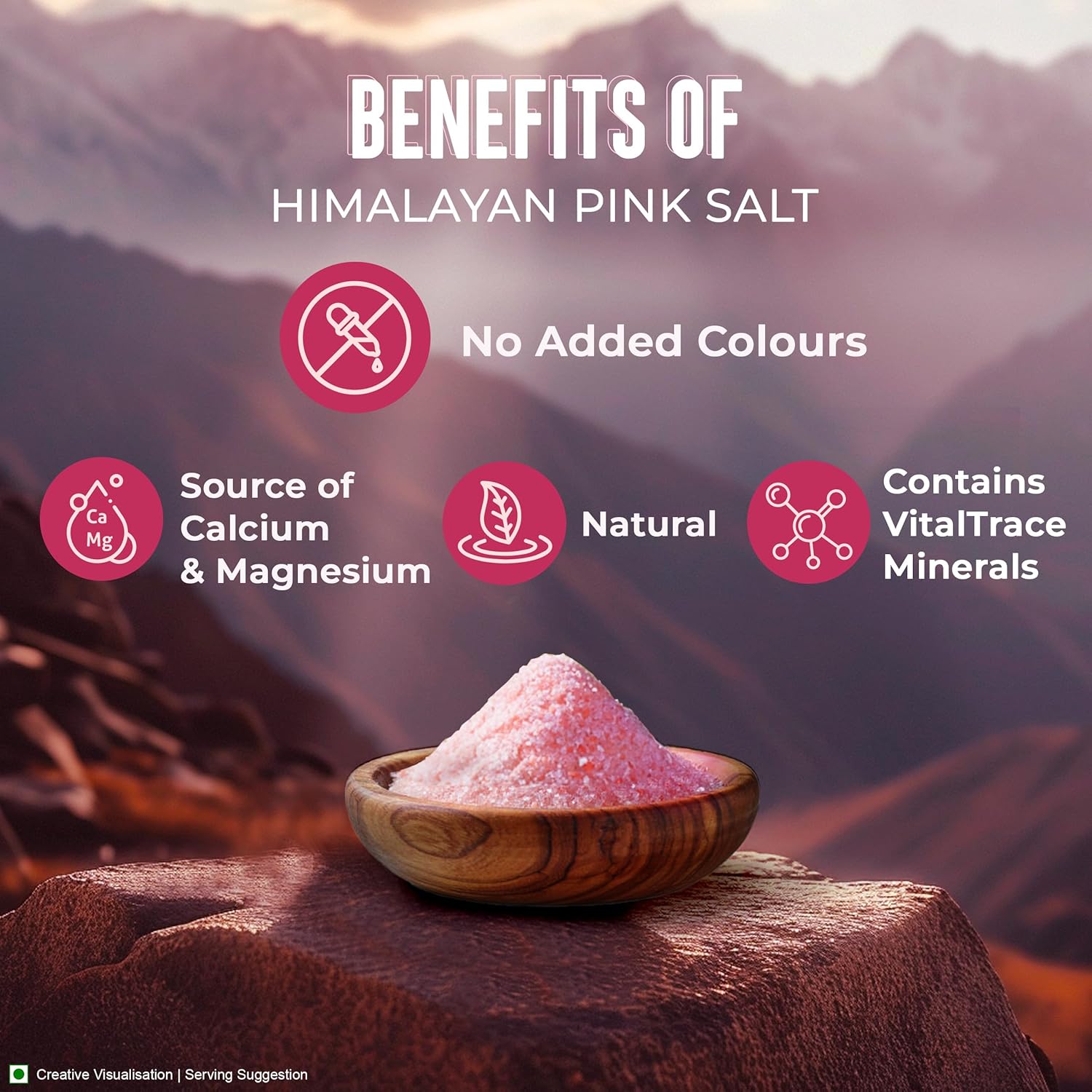 Aashirvaad Himalayan Pink Salt - 1 kg