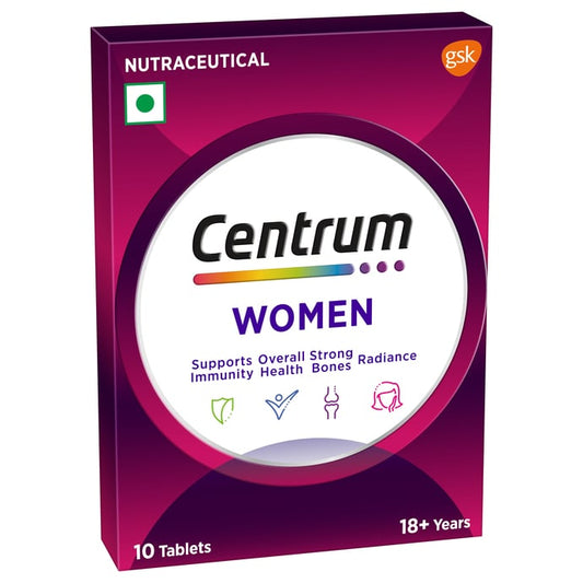 Centrum Women Vegetarian Tablets for Muscles, Heart, & Immunity | World's No.1 Multivitamin & Multimineral