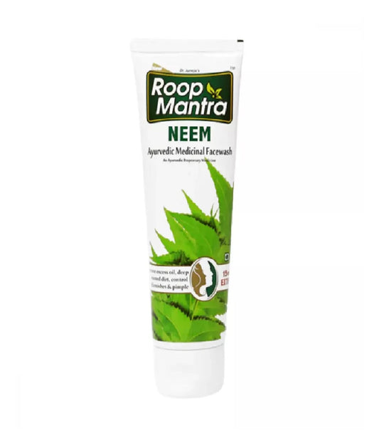 Roop Mantra Face Wash | Neem for Acne & Pimples, Anti Bacterial Skin | 115ml