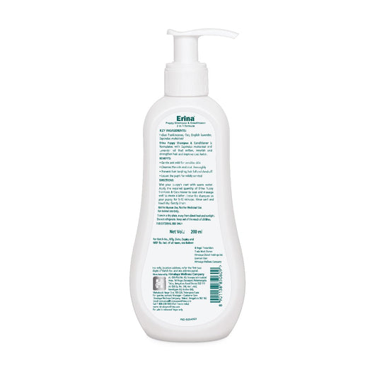 Himalaya Erina Puppy Shampoo & Conditioner - 200 ml