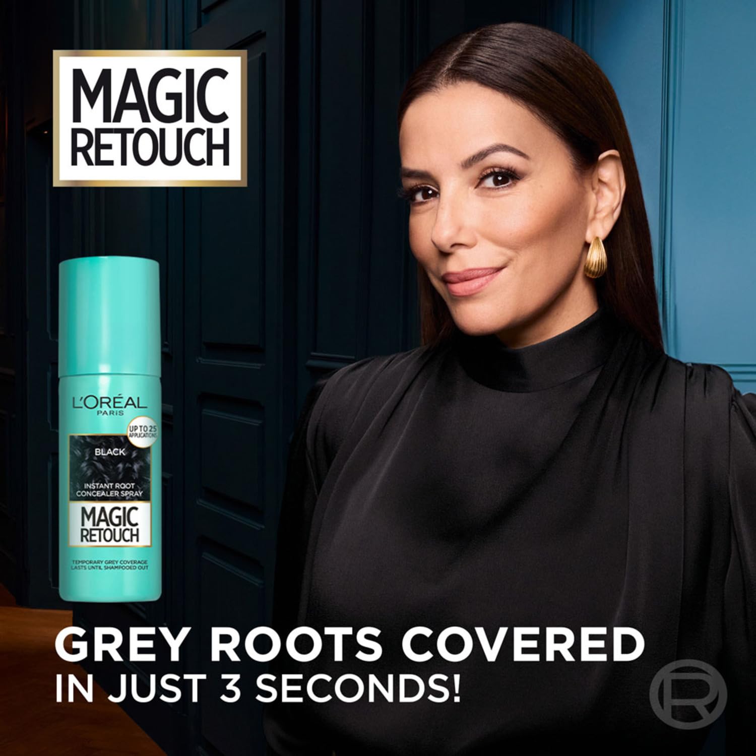 LOreal Paris Magic Retouch Instant Root Concealer Spray - Black - 75 ml