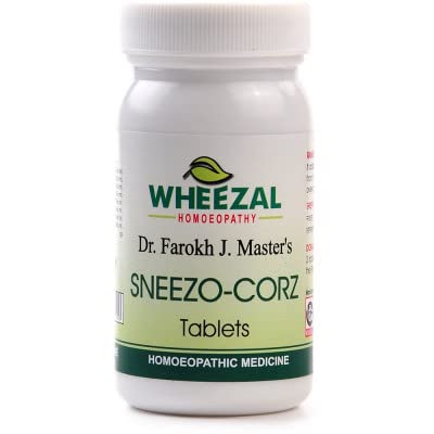 Wheezal Homeopathy Sneezo-Corz Tablets - 75 tabs