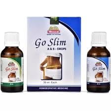 Wheezal Homeopathy Go Slim A & B Drops - Pack of 2 - 30 ml