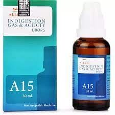 Allen Homeopathy A15 Indigestion Gas & Acidity Drops - 30 ml