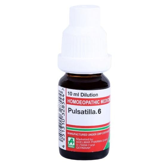 Adel Homeopathy Pulsatilla Dilution - 6 CH - 10 ml