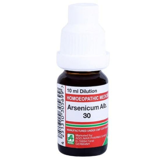 Adel Homeopathy Arsenicum Alb Dilution - 30 CH - 10 ml