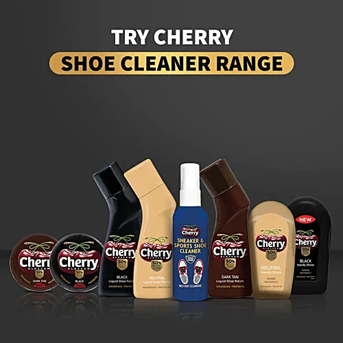 Cherry Blossom Black Wax Shoe Polish, 15 g