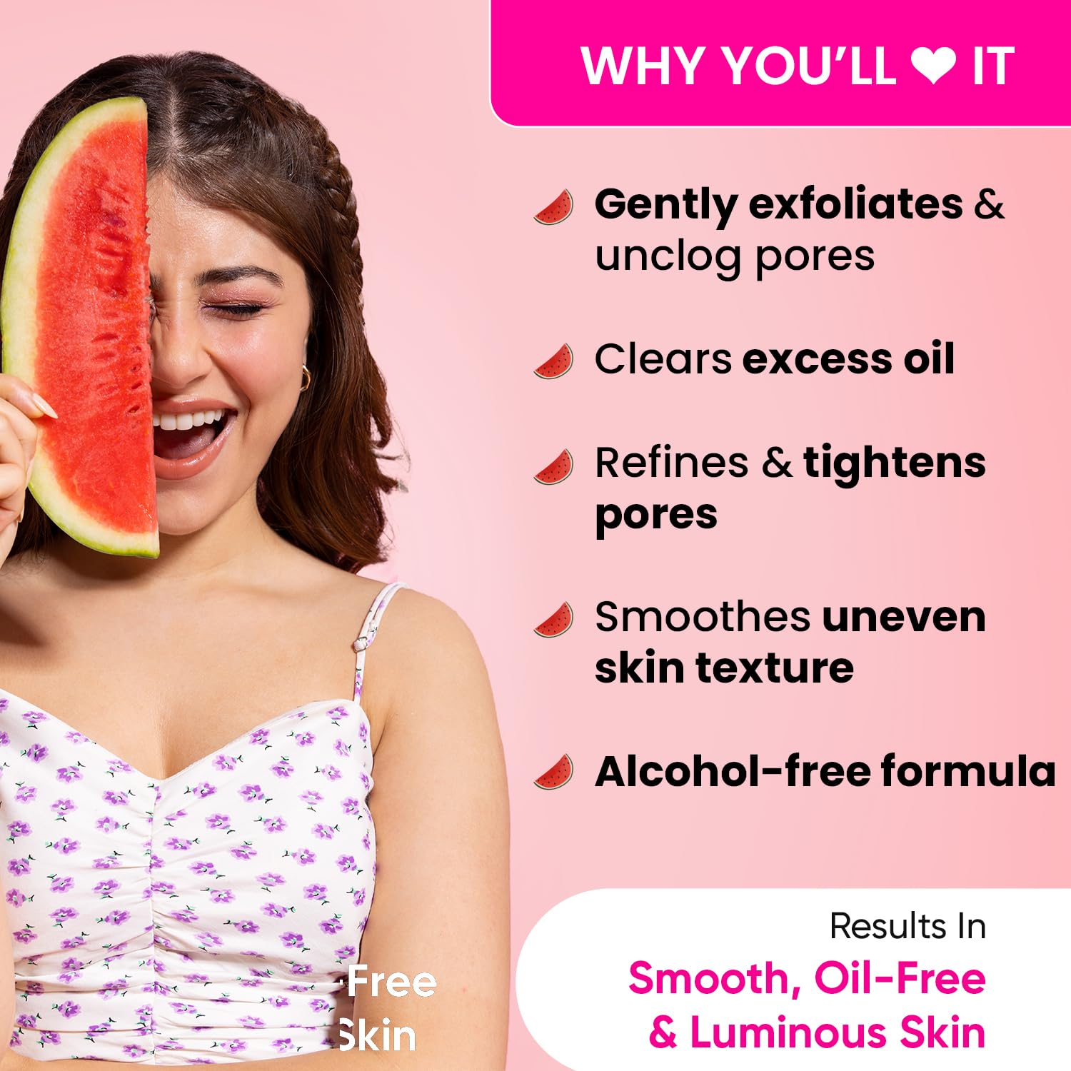 Dot & Key Watermelon Skin Glow Pore Tightening Face Toner - 150 ml