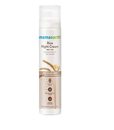Mamaearth Rice Night Cream With Rice Water & Niacinamide - 50 gm