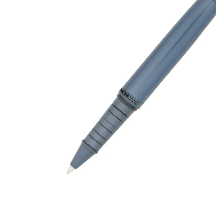 SWISSBRAND Opulent 2524 Matte blue Rollerball Pen with blue trim