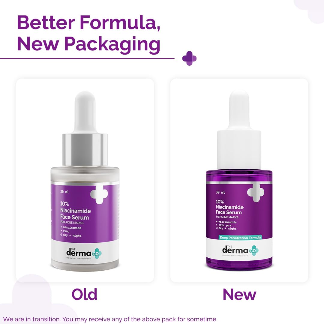 The Derma Co 10% Niacinamide Serum with 2% Zinc - 30ml
