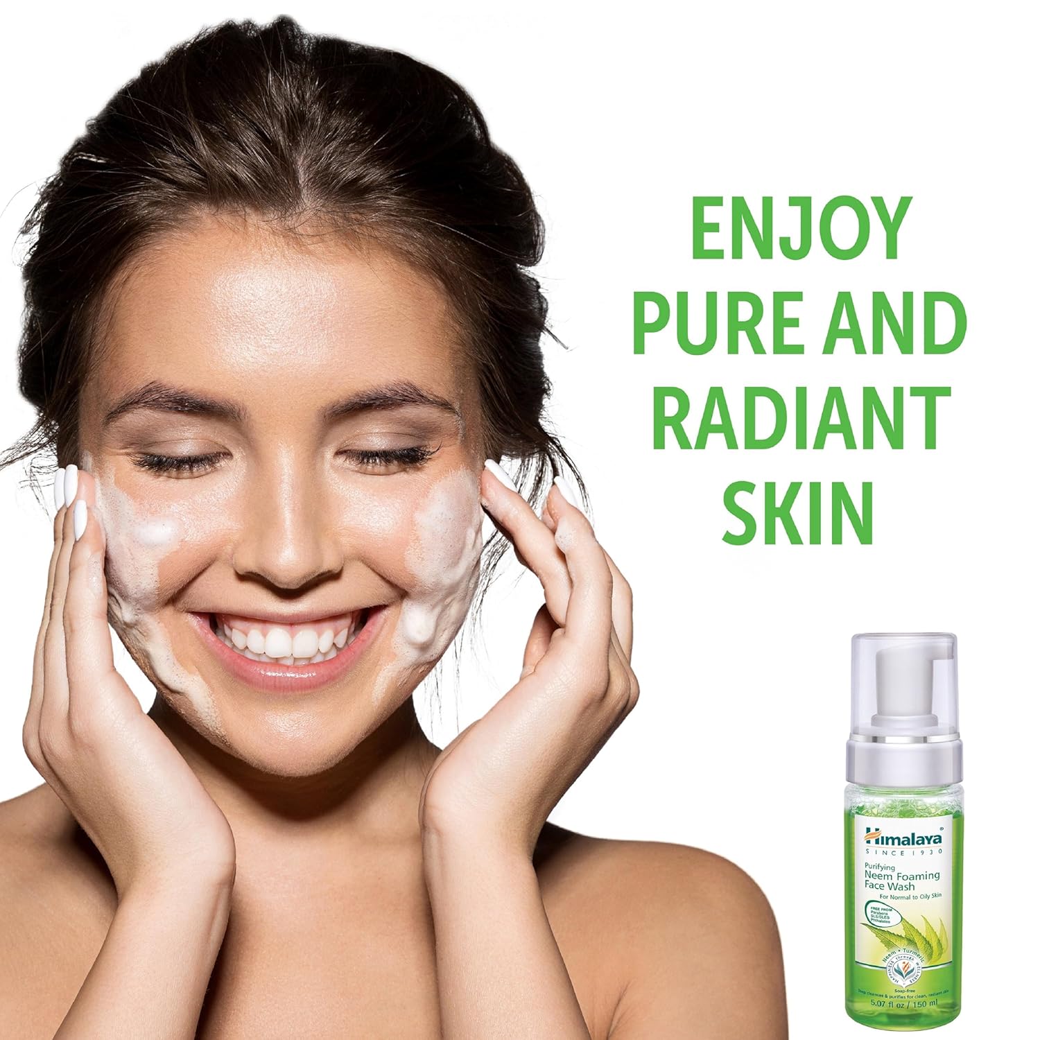 Himalaya Herbals Purifying Neem Foaming Face Wash - 150 ml