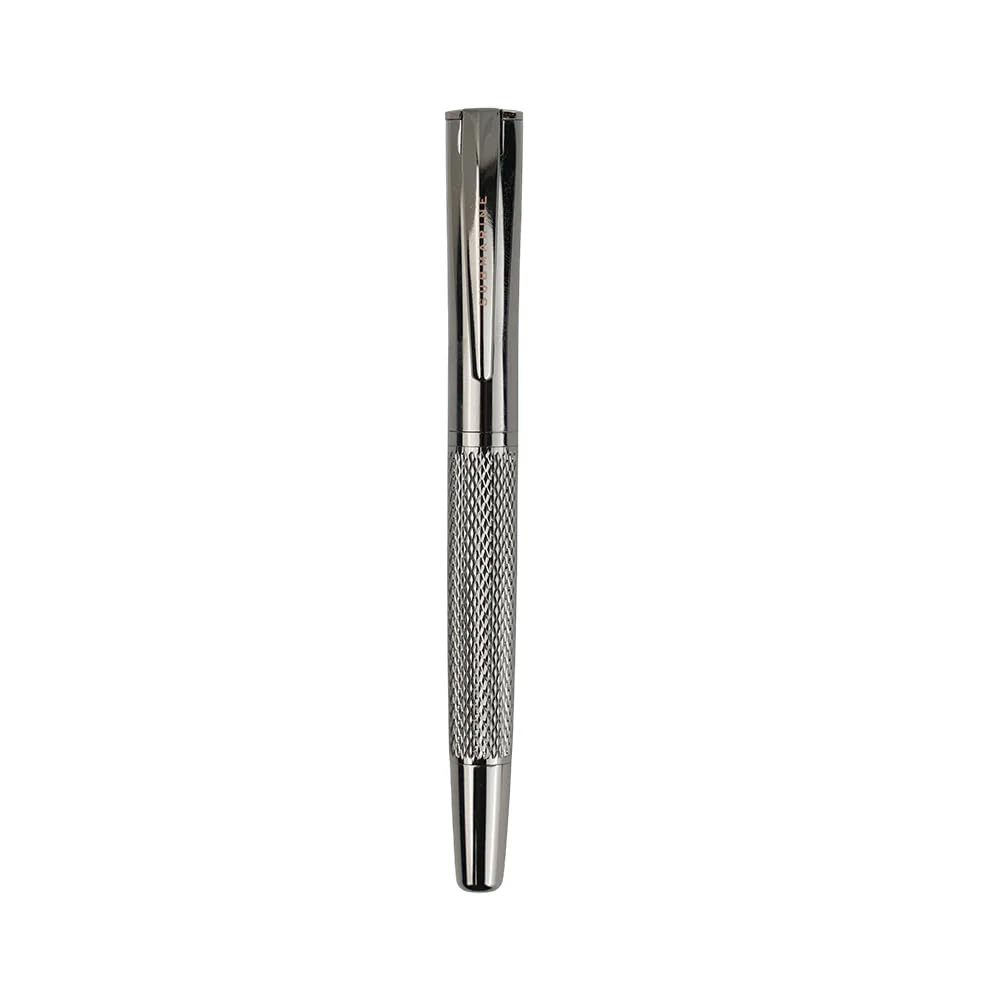 Submarine 1013 Silver Metal Ballpoint and Roller Pen Combo Set