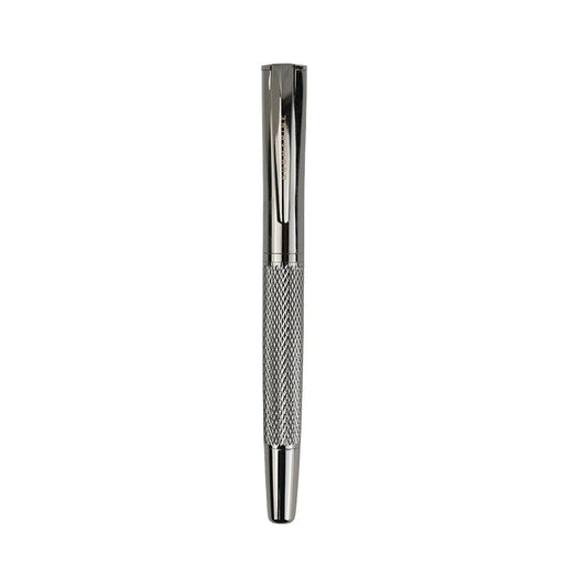 Submarine 1013 Silver Metal Ballpoint and Roller Pen Combo Set
