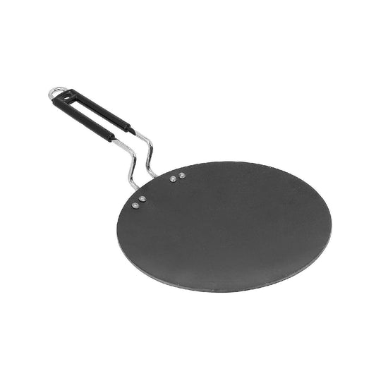 Pure Iron Tawa with Steel Handle | Heavy-Duty Tawa for Roti, Chapati, Dosa & Paratha