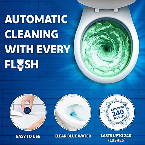 Harpic Flushmatic In-Cistern Toilet Cleaner Block - Citrus, 100 g