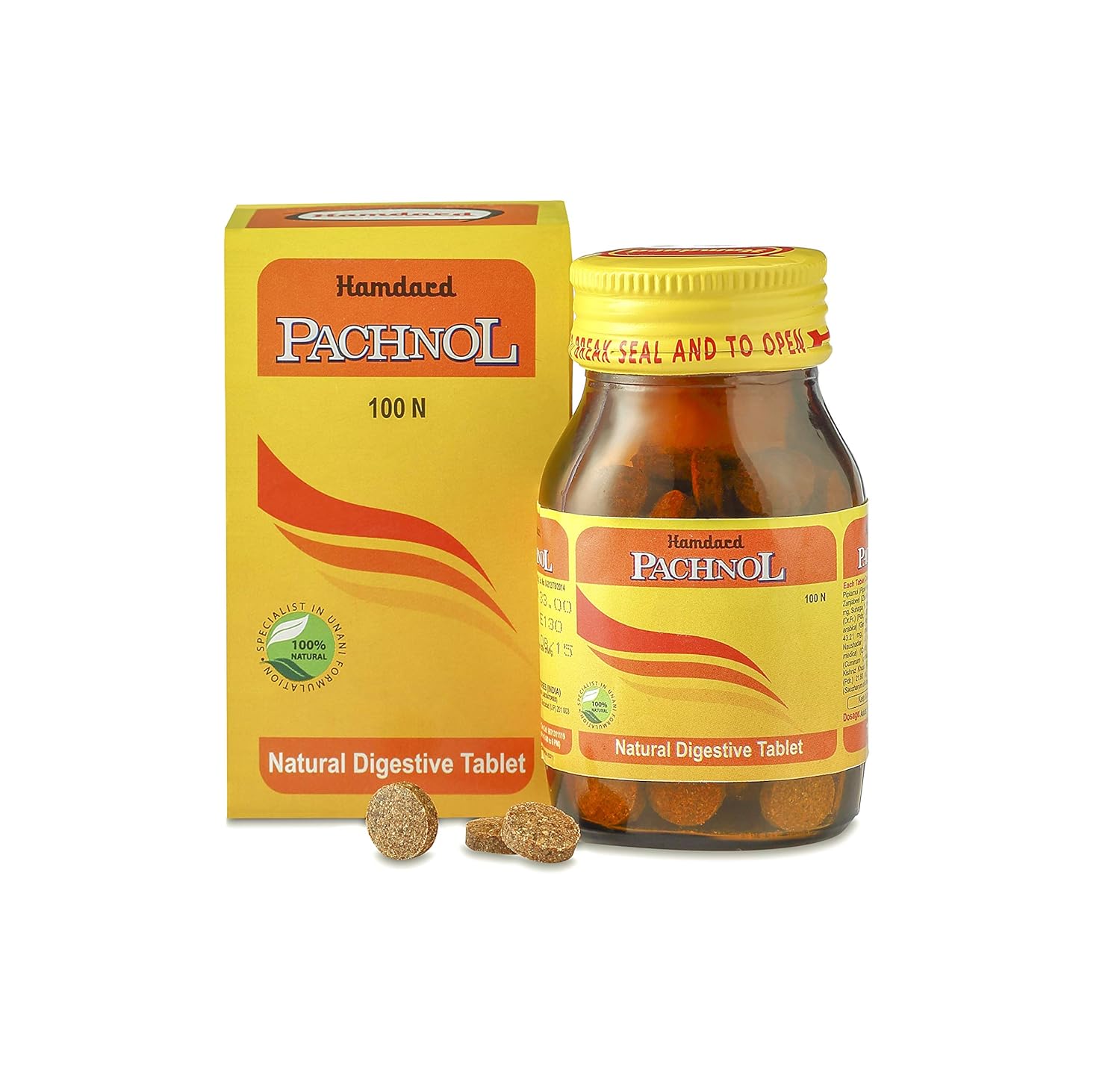 Hamdard Pachnol Tablets - 100 Tabs