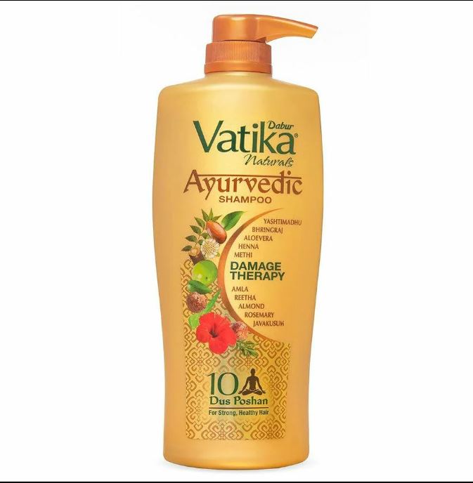 Dabur Vatika Ayurvedic Shampoo - 640 ml