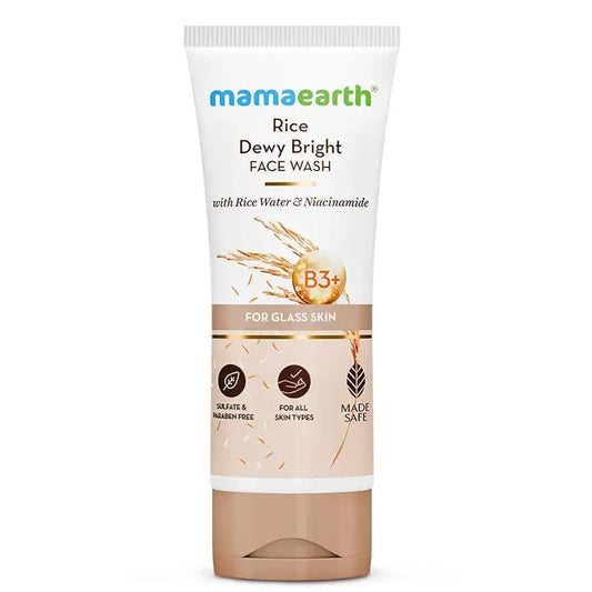 Mamaearth Rice Face Wash With Rice Water & Niacinamide for Glass Skin - 100 ml