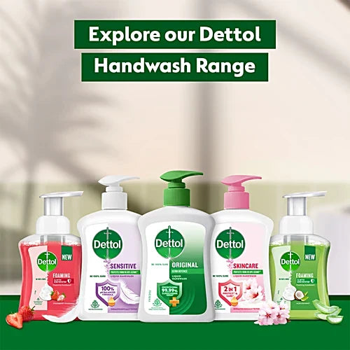 Dettol Original Liquid Handwash, 200 ml (Get Liquid Handwash 175 ml Refill Pack Free)
