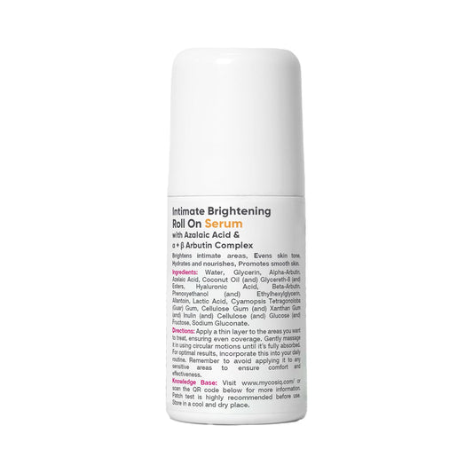 Cos-IQ Intimate Brightening Roll-On Serum, With Azelaic Acid & Alpha + Beta Arbutin Complex - 40 ml