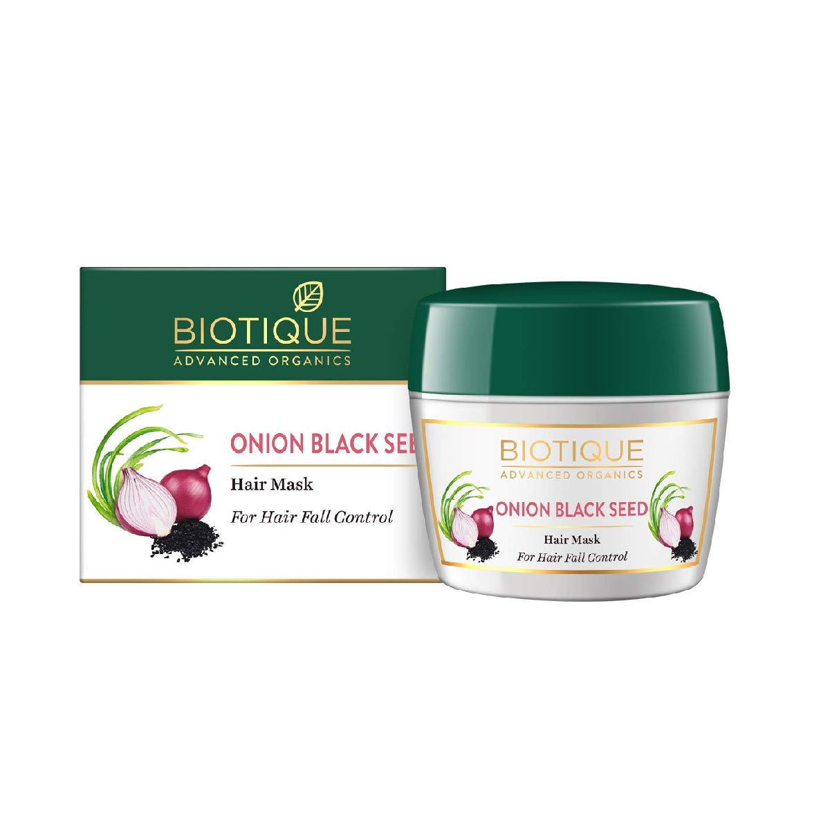 Biotique Advanced Organics Onion Black seed Hair Mask For Hair Fall Control - 175 gm