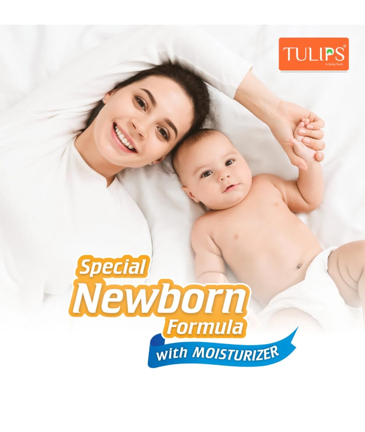 TULIP.P Sensitive Baby Wet Wipes Peach Fruit Extracts+ Vitamin E (72 wipes (pack of 1)