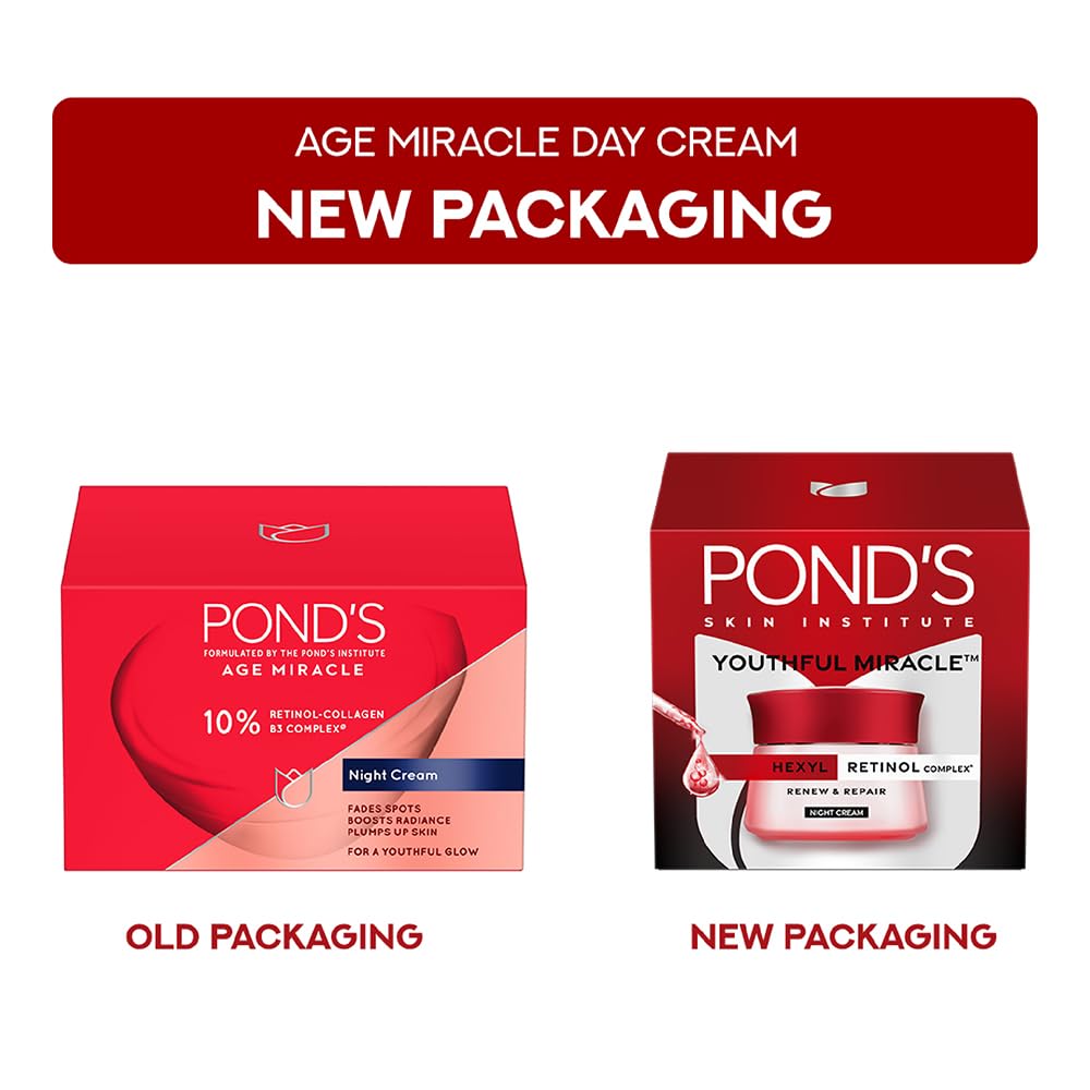 Ponds Age Miracle Wrinkle Corrector Night Cream - 50 gm