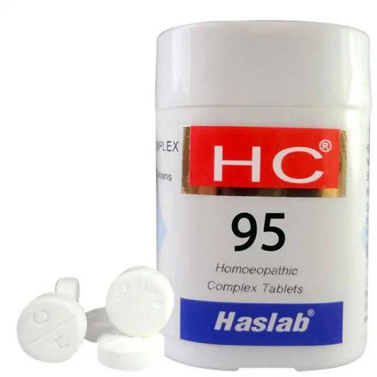 Haslab Homeopathy HC 95 Ferrummet Complex Tablets - Limited Time Offer - 20 gm