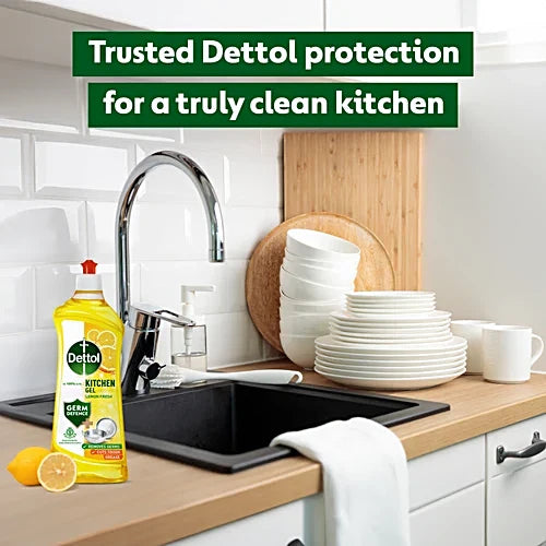 Dettol Lemon Fresh Kitchen Dishwash Gel, 750 ml