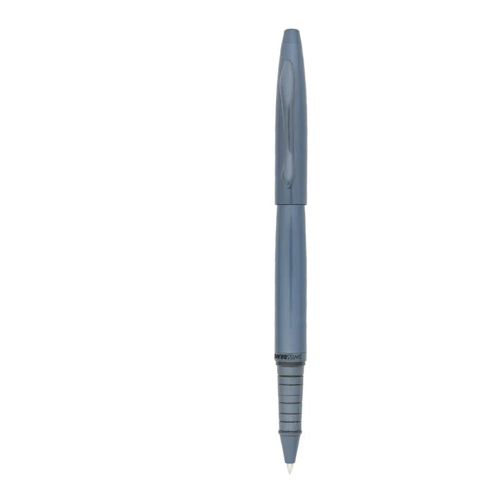 SWISSBRAND Opulent 2524 Matte blue Rollerball Pen with blue trim