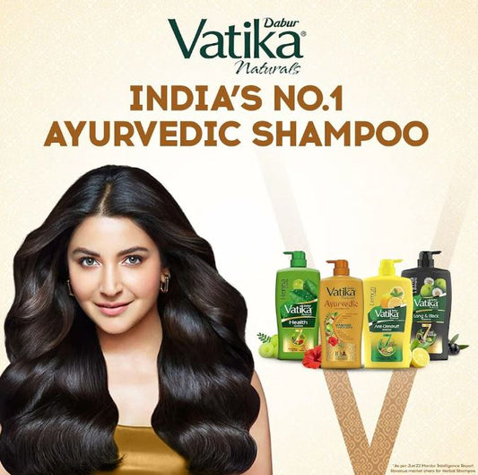 Dabur Vatika Ayurvedic Shampoo - 640 ml