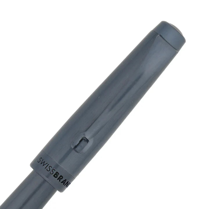 SWISSBRAND Echelon 2517 Matte blue Rollerball Pen with blue trim