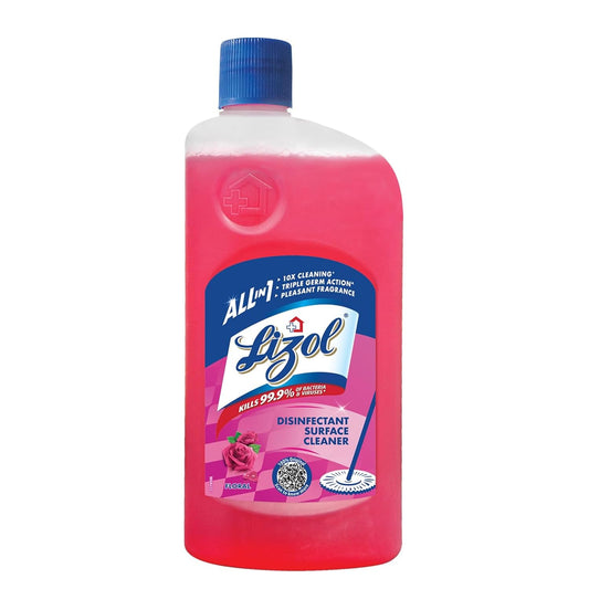 Lizol Disinfectant Surface & Floor Cleaner Liquid, Floral - 625 ml