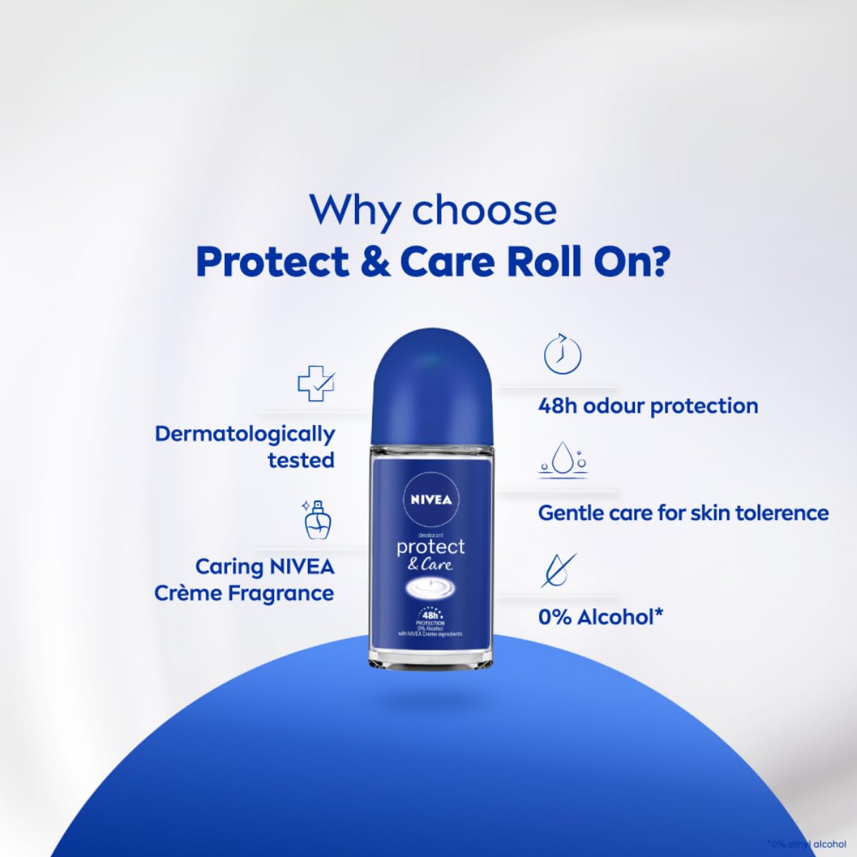 Nivea Protect & Care Roll On - 50 ml