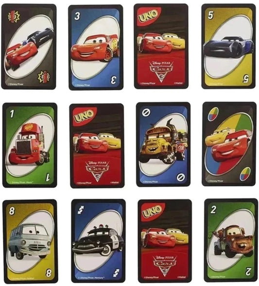 UNO Cars Card Game Play with Friends & Family