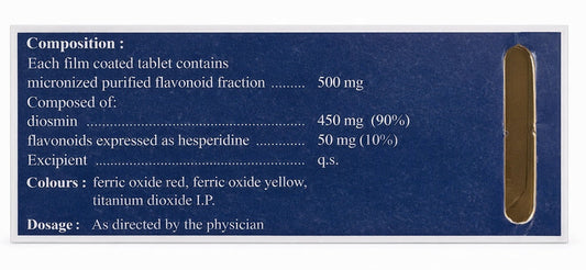 Servier DafLon 500 mg Tablet - 10 3 Strip