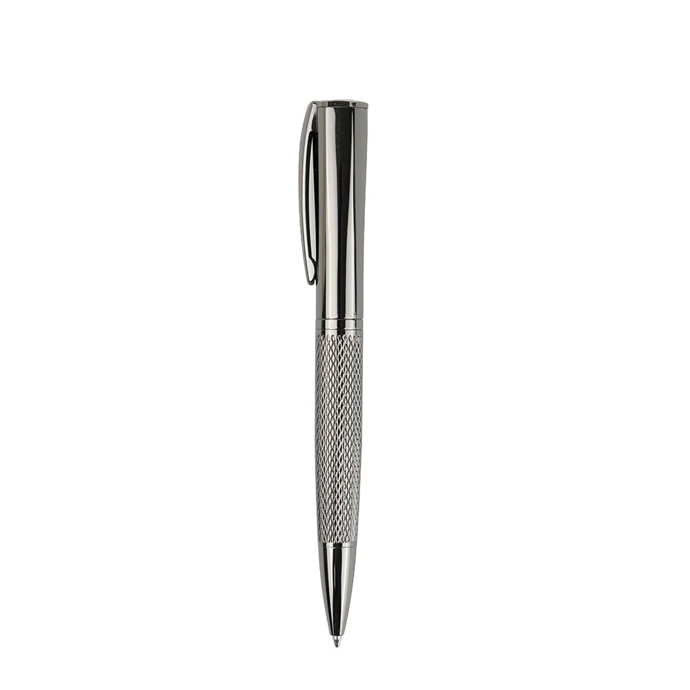 Submarine 1013 Silver Metal Ballpoint and Roller Pen Combo Set