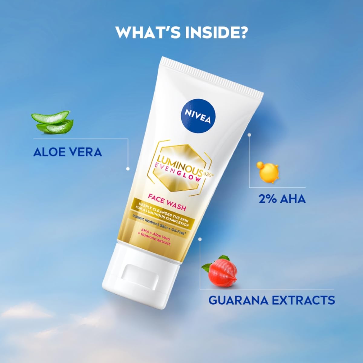 Nivea Luminous Even Glow Face Wash - 50 ml