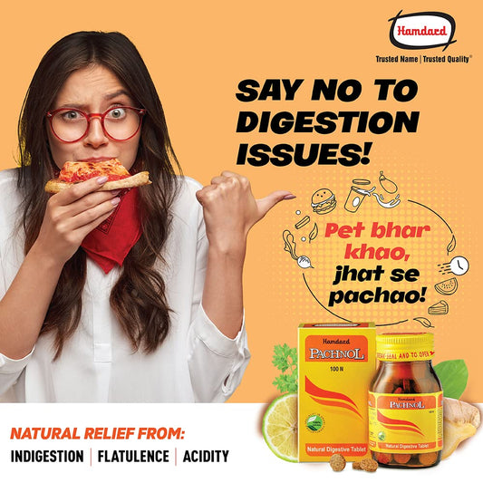 Hamdard Pachnol Tablets - 100 Tabs
