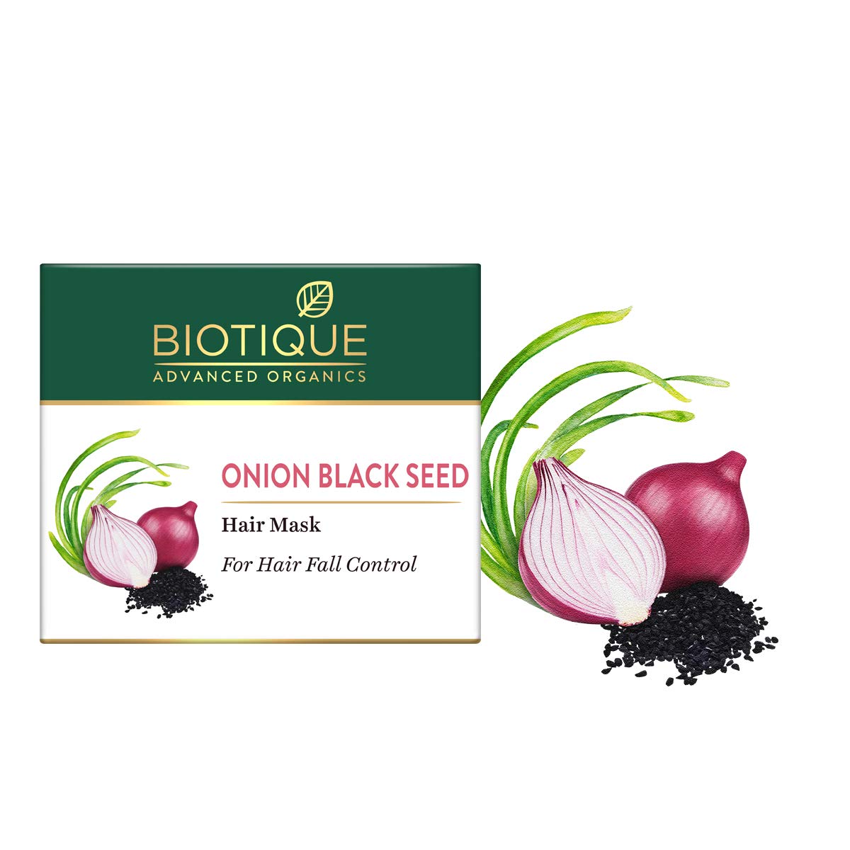 Biotique Advanced Organics Onion Black seed Hair Mask For Hair Fall Control - 175 gm