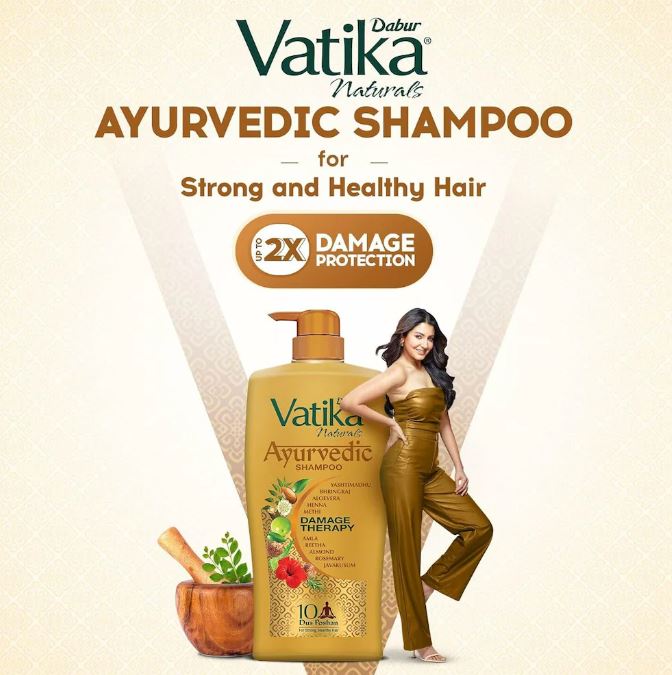 Dabur Vatika Ayurvedic Shampoo - 640 ml