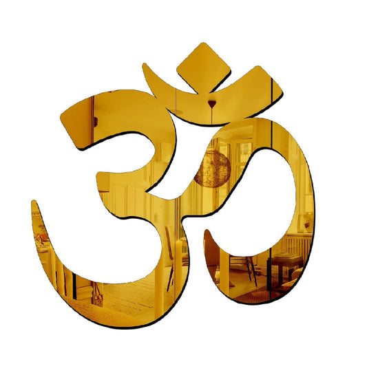 Gold Color - OM 3D Acrylic Mirror Wall Stickers