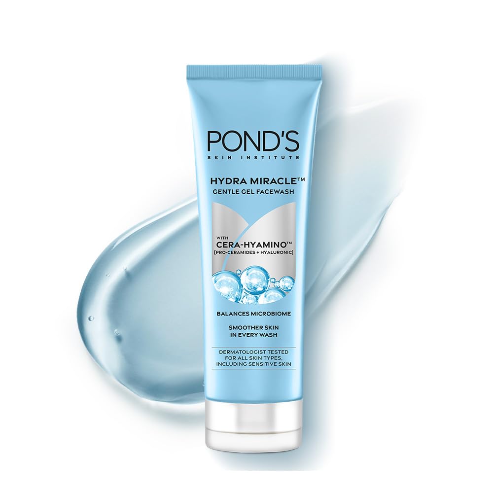 Ponds Hydra Light Hyaluronic Acid Hydrating Gel Face Wash - 100 gm